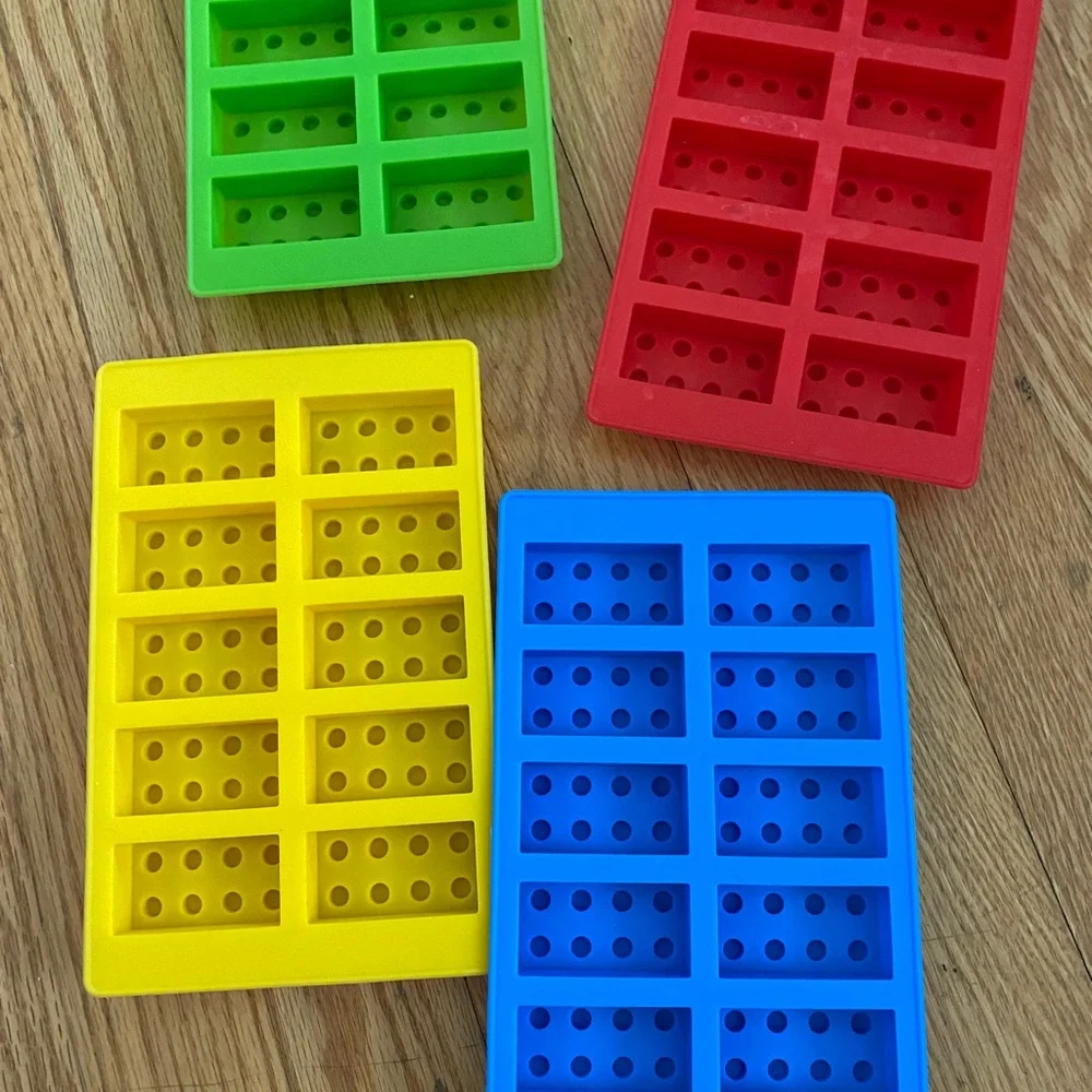 Colorful Building Block Lego Silicone Molds
